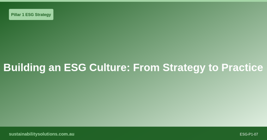 Stakeholder Engagement in ESG: Best Practices for Australian Businesses
