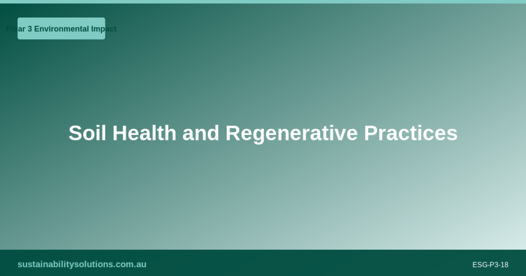 Environmental Impact Assessment in Australia: ESG Context and Best Practice