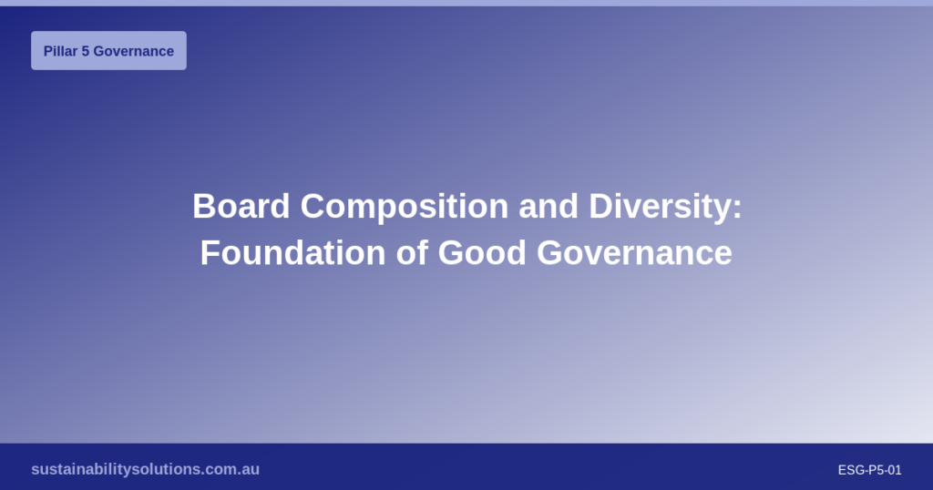 What Is ESG Governance? The G in ESG Explained for Australian Businesses