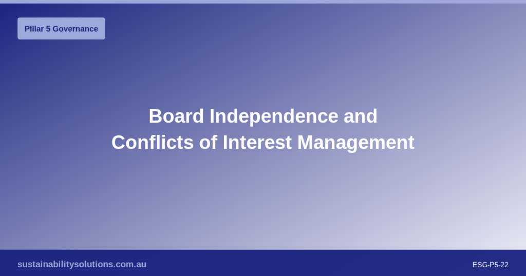 ESG Governance for Not-for-Profit Organisations in Australia